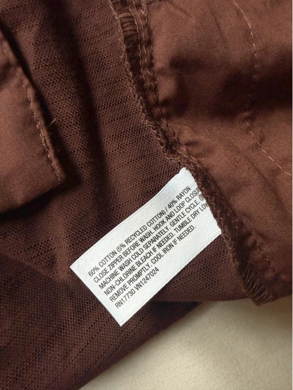 NWT A New Day Brown Pleated High Rise Trouser Shorts Size 6 - Picture 6 of 6
